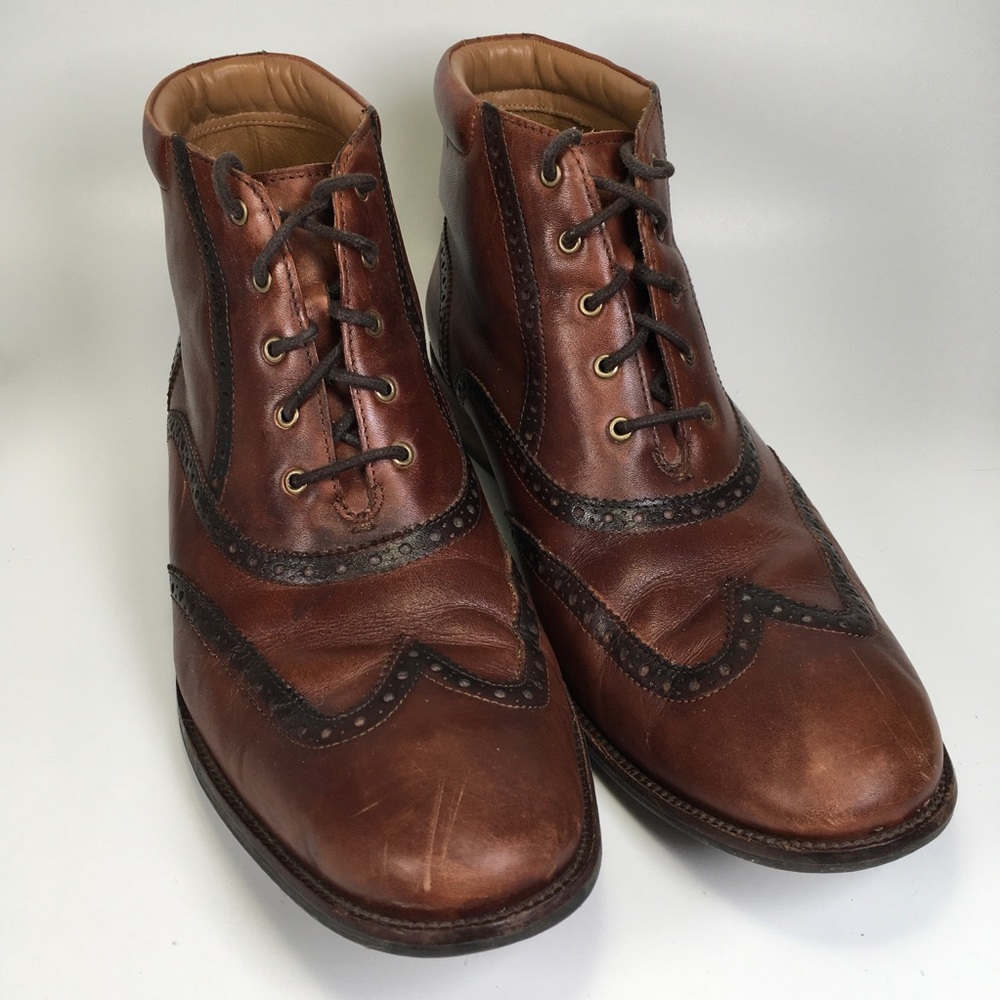 Cole Haan Williams Leather Wingtip Ankle Chukka Boots Mens 11 Wide